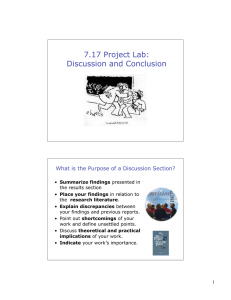 7.17 Project Lab: Discussion and Conclusion