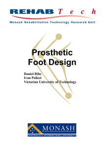 Prosthetic Foot Design