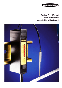 Series D12 Expert with automatic sensitivity adjustment