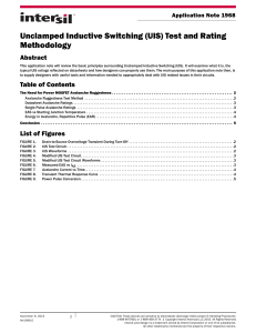 AN1968: Unclamped Inductive Switching (UIS)