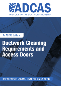 Ductwork Cleaning Requirements and Access Doors
