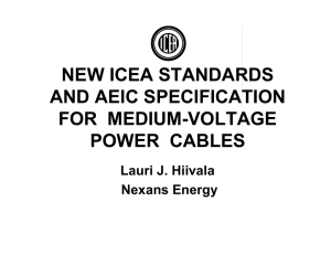 new icea standards and aeic specification for medium