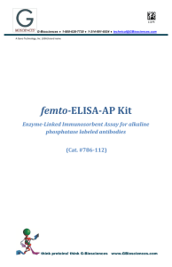 femto-ELISA-AP Kit - G