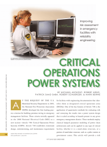 critical operations power systems critical operations power systems