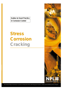 Stress Corrosion Cracking - National Physical Laboratory