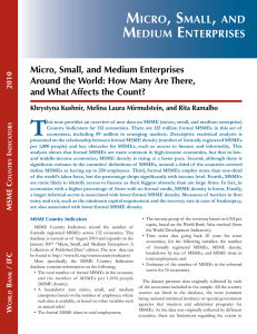 micro, small, and medium enterprises