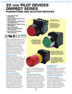 Selector Switches 2-Way, 3-Way And 4-Way Heavy