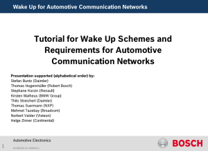 Wake Up for Automotive Communication Networks