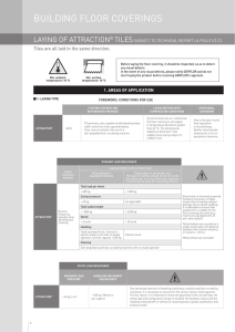 Installation Guidelines - Attraction tiles