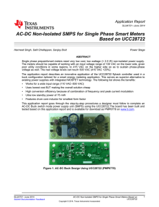 AC-DC Non-Isolated SMPS for Single-Phase