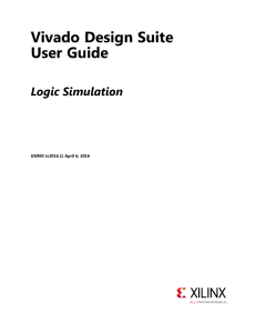 Vivado Design Suite User Guide: Logic Simulation (UG900)
