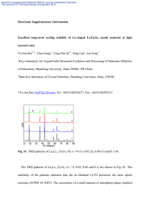 Electronic Supplementary Information Excellent long