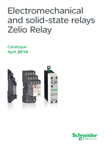 Electromechanical and solid-state relays Zelio