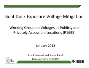 Boat Dock Exposure Voltage Mitigation - IEEE-SA