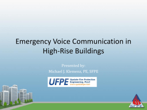 Emergency Voice Communication in High
