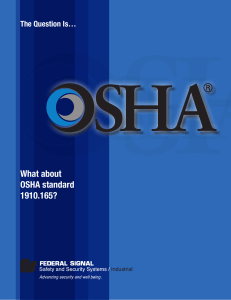 What about OSHA standard 1910.165?
