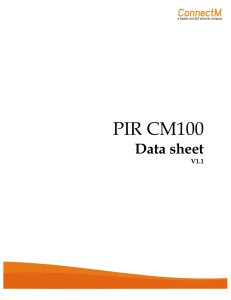 PIR CM100 - ConnectM