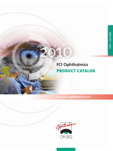 FCI MD_Text - Ophthalmic Surgical Devices from FCI Ophthalmics