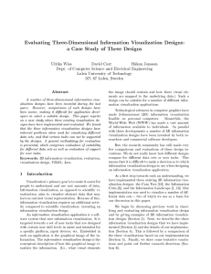 Evaluating Three-Dimensional Information Visualization