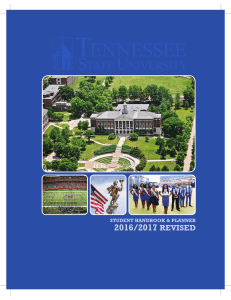 Tennessee State University Student Handbook 2015