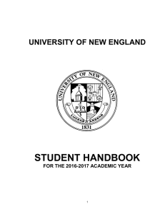 Student Handbook - University of New England