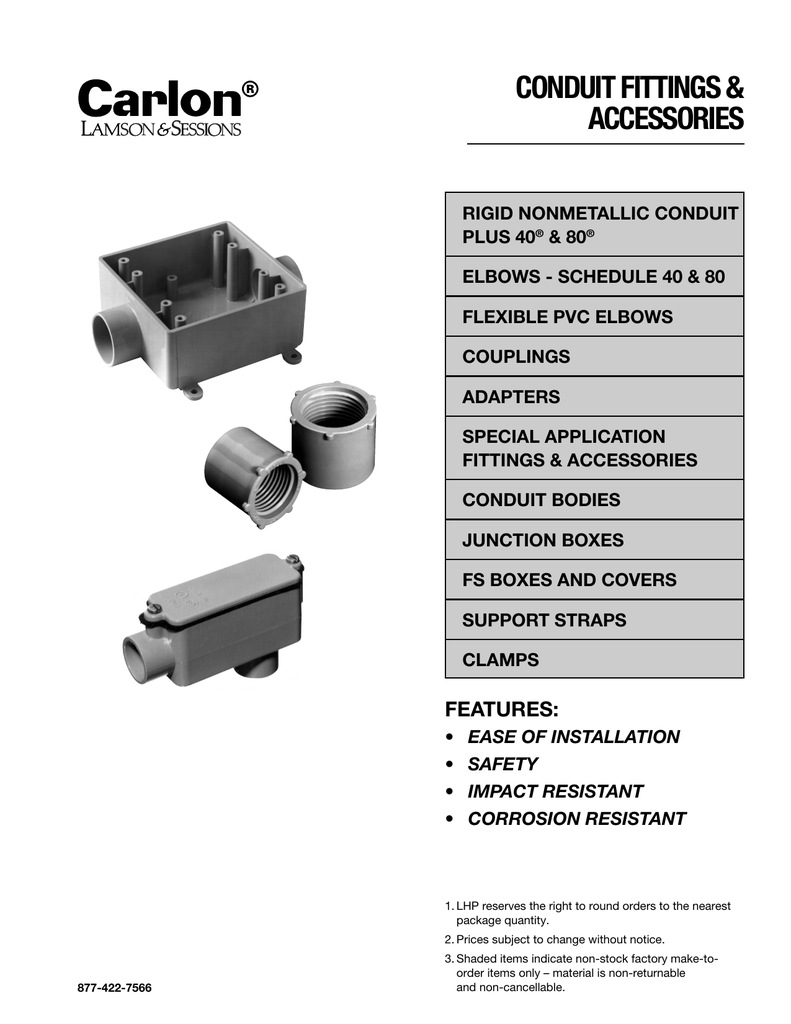 Lamson E981DFN-CAR Carlon Molded Conduit Switch Box Type FSC