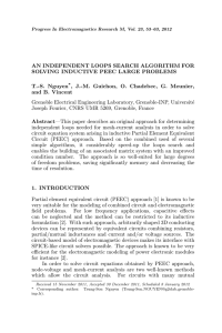 AN INDEPENDENT LOOPS SEARCH ALGORITHM FOR SOLVING