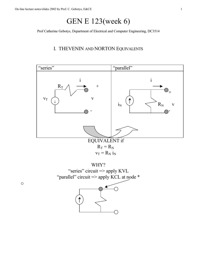 Week 6 - Electrical And Computer Engineering