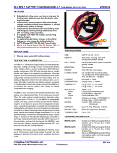 multiple battery charging module