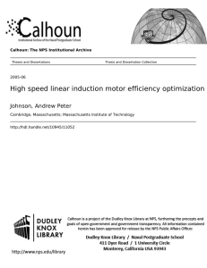 High Speed Linear Induction Motor Efficiency Optimization