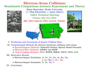 Electron-atom collisions:benchmark comparisons between