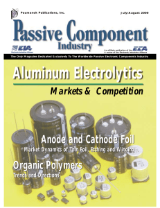Aluminum Electrolytics - Passive Component Industry Magazine