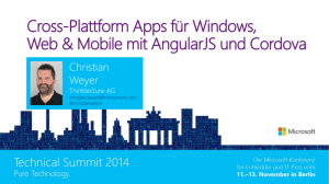 Cross-Plattform Apps für Windows