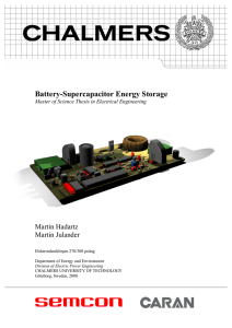 Battery-Supercapacitor Energy Storage