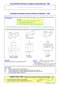 Draw/Sketch/Interpret a Diagram using Bearings