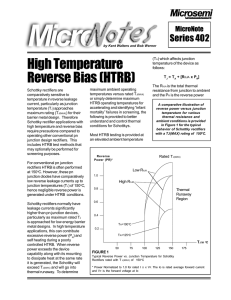 High Temperature Reverse Bias