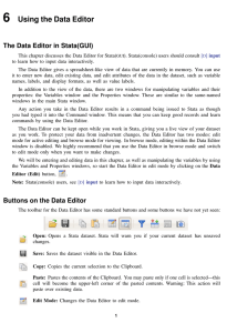6 Using the Data Editor