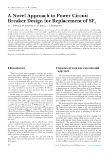 A Novel Approach to Power Circuit Breaker Design for Replacement