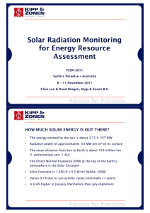 Solar Radiation Monitoring for Energy Resource Assessment