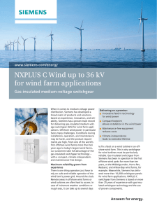 NXPLUS C Wind up to 36 kV for wind farm applications