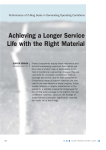 Achieving a Longer Service Life with the Right Material