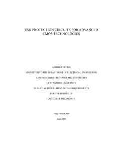 esd protection circuits for advanced cmos