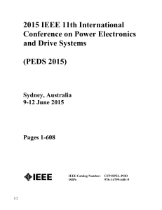 PEDS 2015 - Proceedings.com