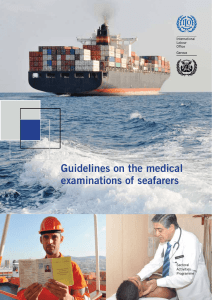 Guidelines on the medical examinations of seafarers