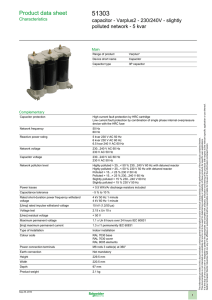 Product data sheet - OPS Schneider Electric