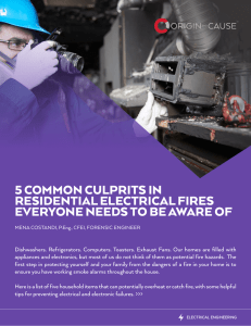 Common Causes of Electrical Fires