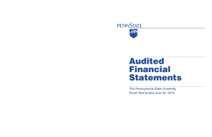 Audited Financial Statements - Office of the Corporate Controller