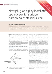 New plug-and-play installation technology for surface hardening of