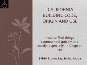 How to use the California Building Code