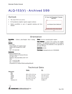 ALQ-153(V) - Forecast International